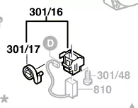 Porte-balais charbon réf. 1 601 323 025